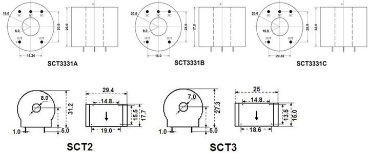  PCB Mounted Series Current Transformer 8